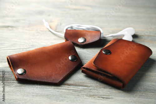 Hand made leather man acces...