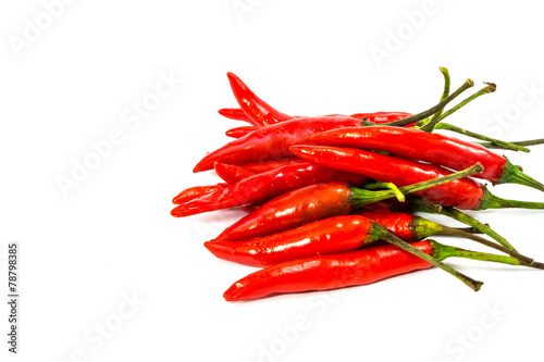 chili pepper on a white background