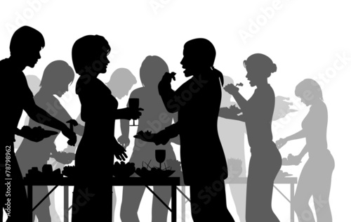 Buffet meal