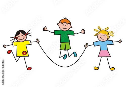 Children, group, sport