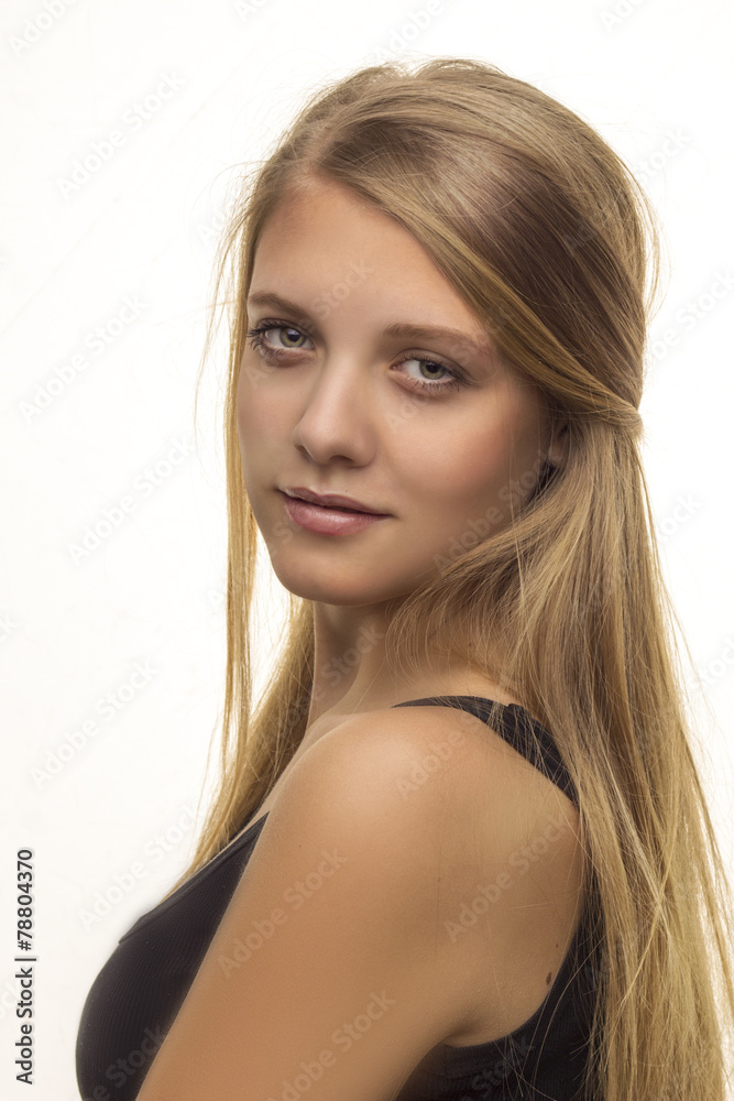 beautiful young blonde girl