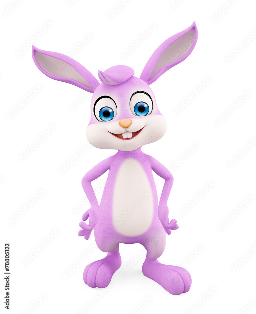 Easter Bunny with standing pose Easter Bunny with standing pose