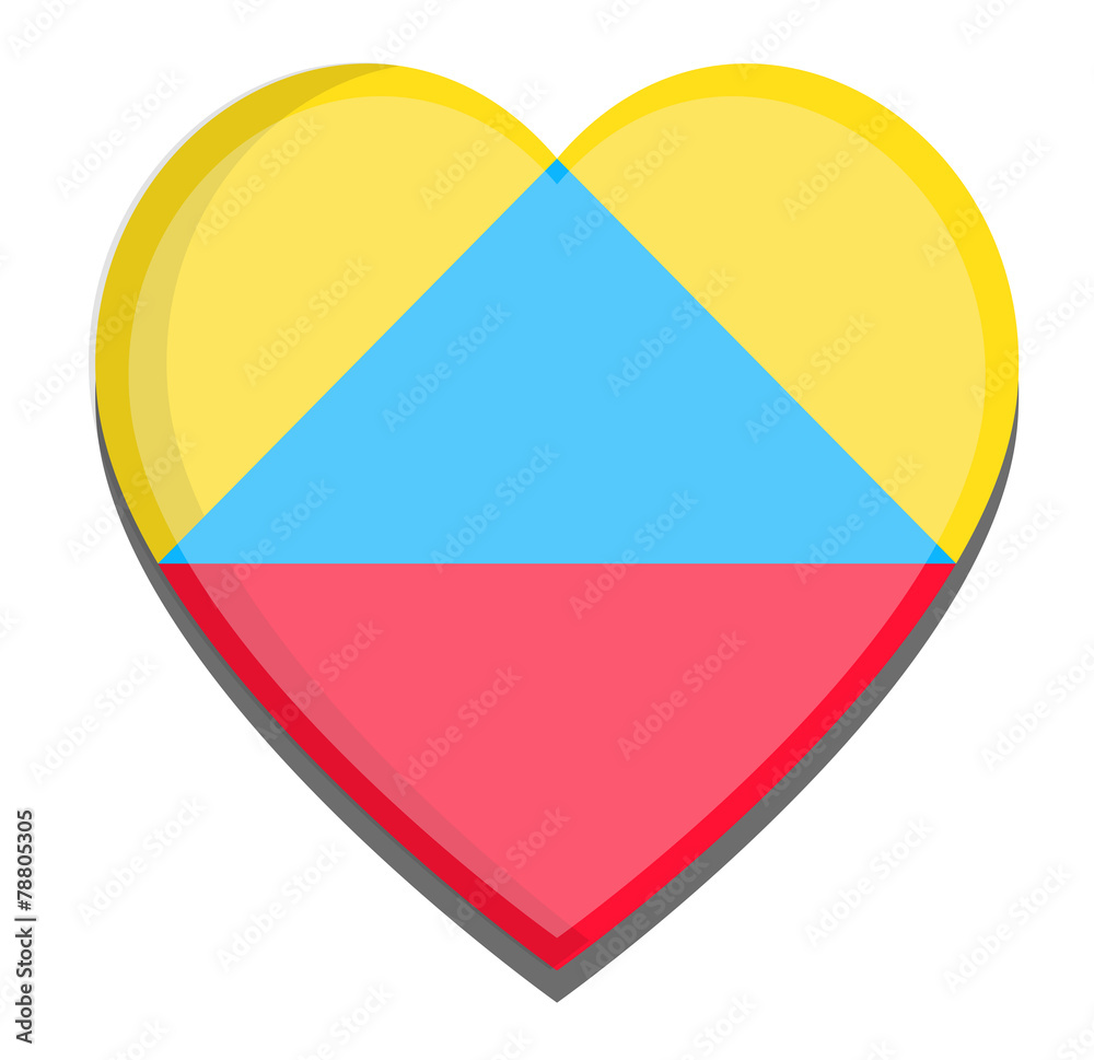 Fototapeta premium Colorful Heart