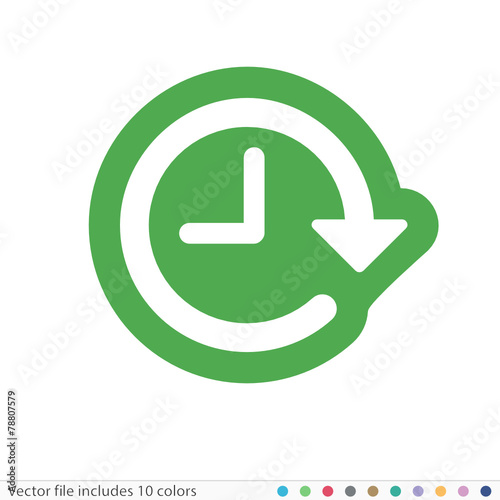 Sticker Icon - Vector file includes all colors