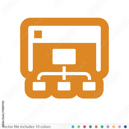 Sticker Icon - Vector file includes all colors