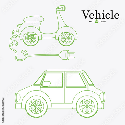 eco, ecology design, vector illustration.