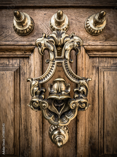 Decorative Brass Door Knocker