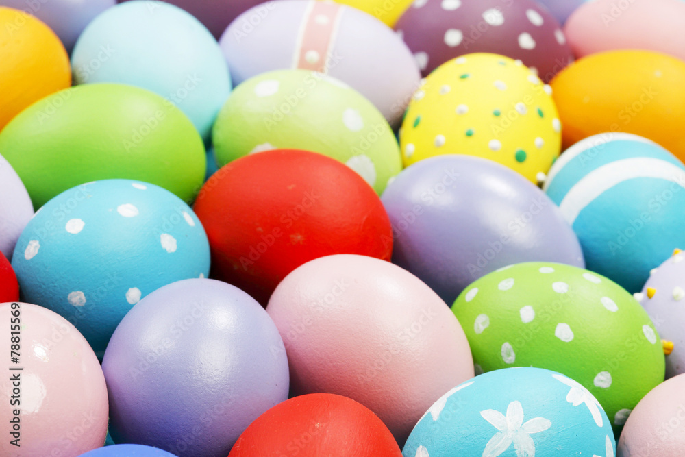 Background with Easter Eggs Background with Easter Eggs
