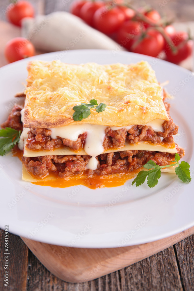 lasagne with beef and cream lasagne with beef and cream