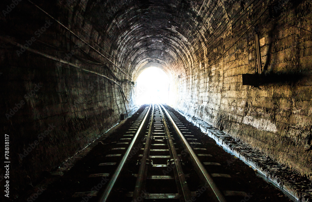 Fototapeta Tunel kolejowy