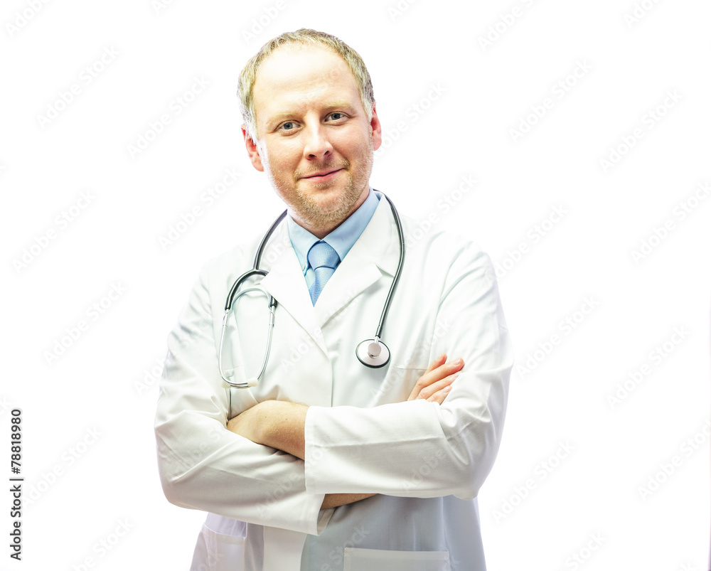 Doctor with stethoscope Doctor with stethoscope