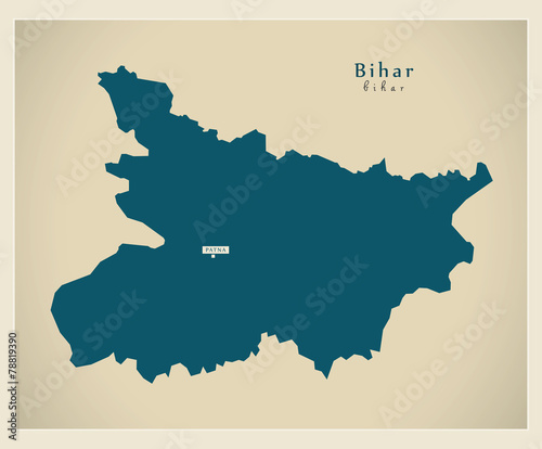 Modern Map - Bihar IN