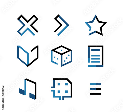 Flat Geometric Icon