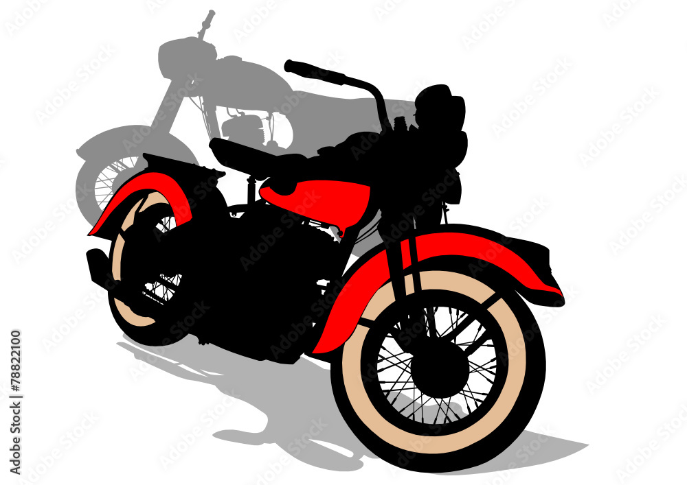 Obraz premium Two old bike