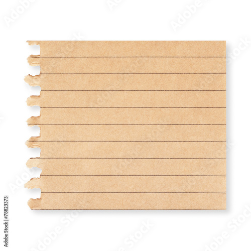 White Torn Paper