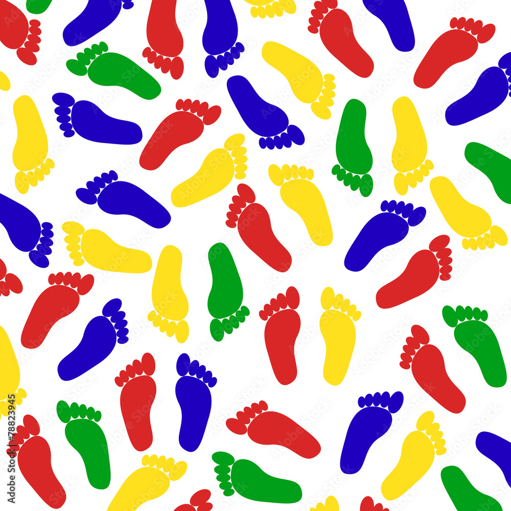 pattern of footprints
