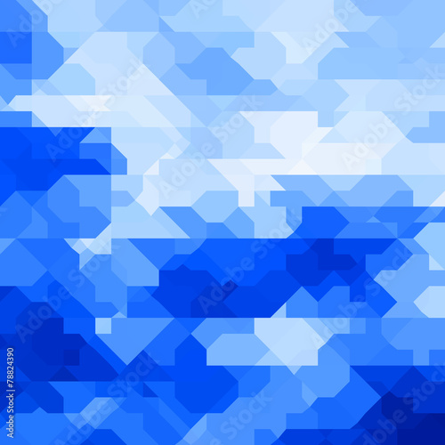 Abstract geometric background with random shapes