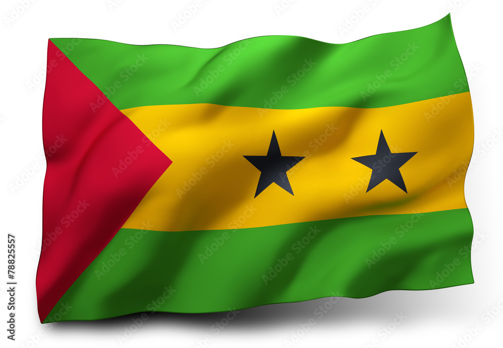 Obraz premium flag of Sao Tome and Principe