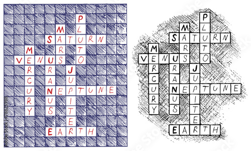 Crosswords on the subject of astronomy