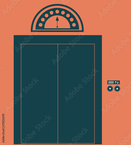 elevator design, vector illustration