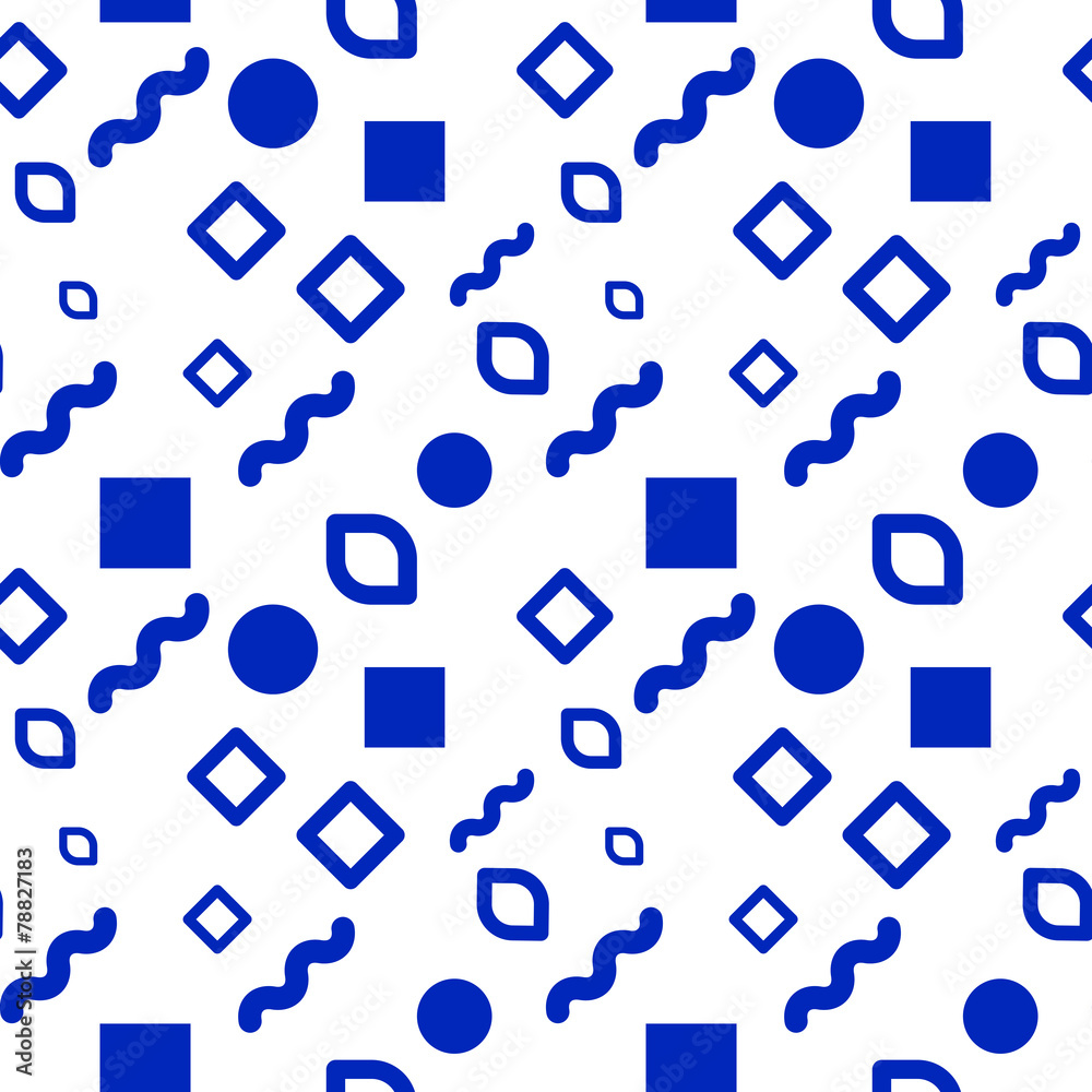 Hipster seamless pattern of different shapes Hipster seamless pattern of different shapes