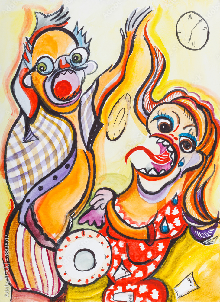 Quarrel, finding-out of relations