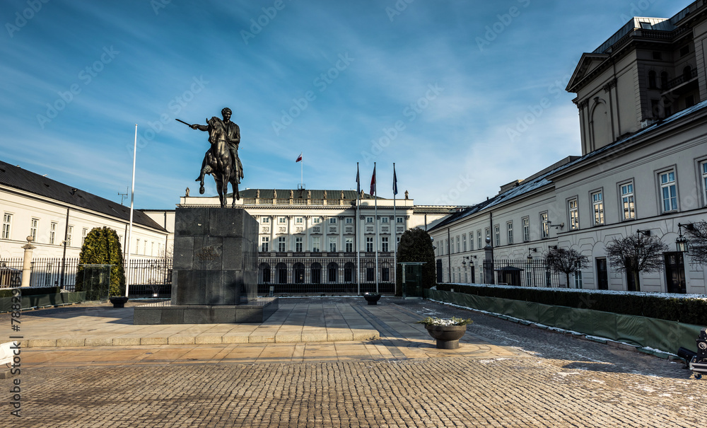 Fototapeta premium Jozef Poniatowski monument