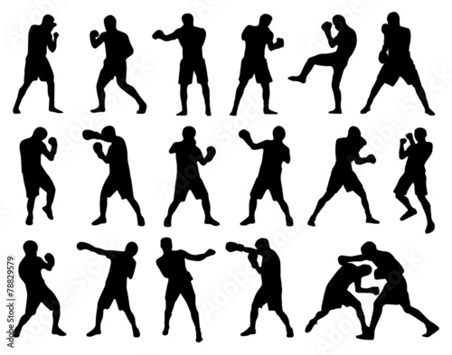 Boxing Silhouettes