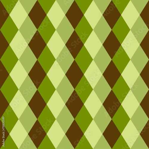 Seamless pattern Vector green clover background for St. Patrick