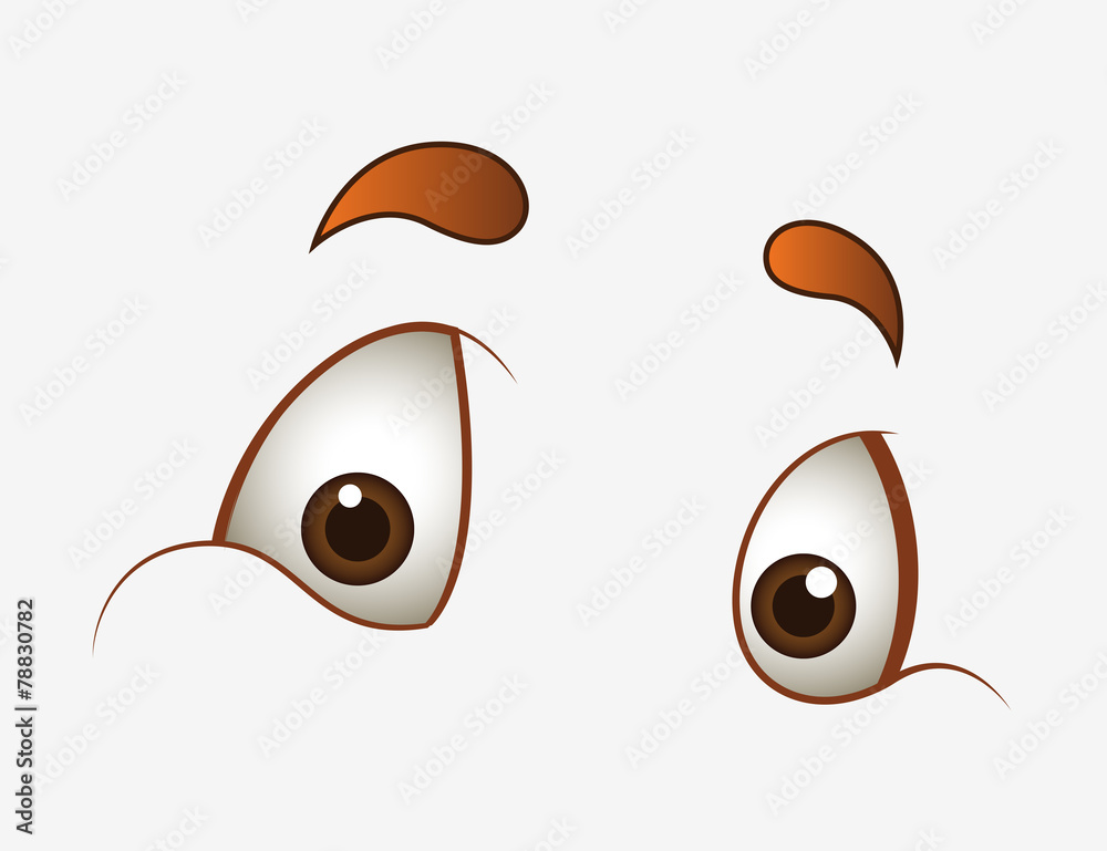 Surprised Cartoon Eyes Vector Surprised Cartoon Eyes Vector