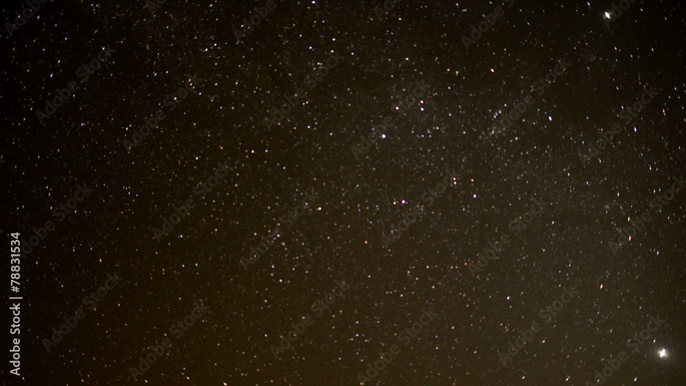 Time Lapse of Stars in the Desert Sky Time Lapse of Stars in the Desert Sky
