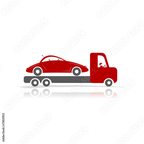 Evacuator with car for your design