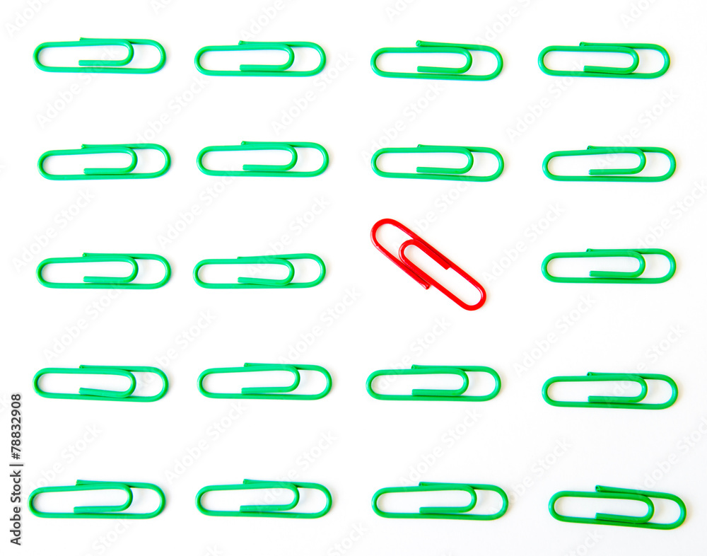variety of colorful paper clips on white background variety of colorful paper clips on white background