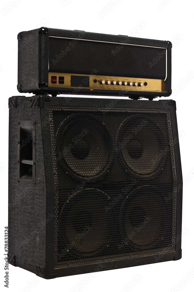 Naklejka premium guitar amplifier