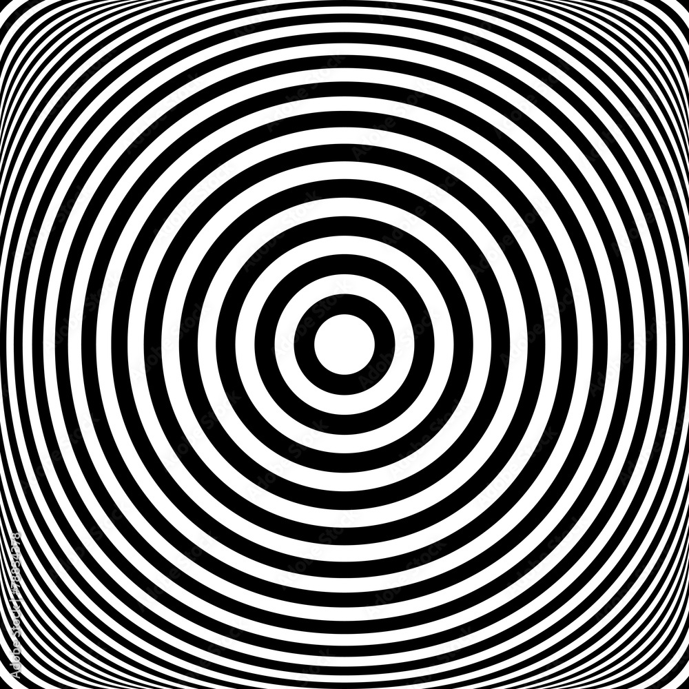 Concentric rings. Circles texture. Abstract illustration.