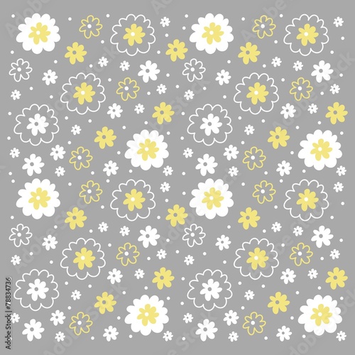 summer flowers pattern