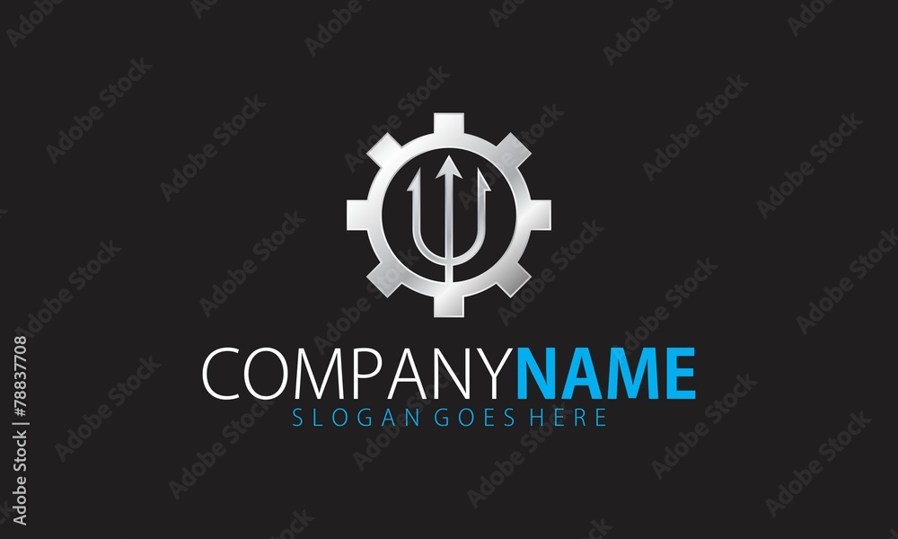 Triton Gear Logo Icon Triton Gear Logo Icon