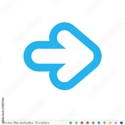 Sticker Icon - Vector file includes all colors