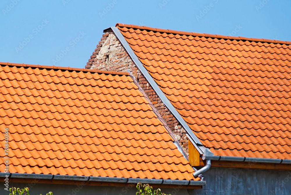 New roof of an old building