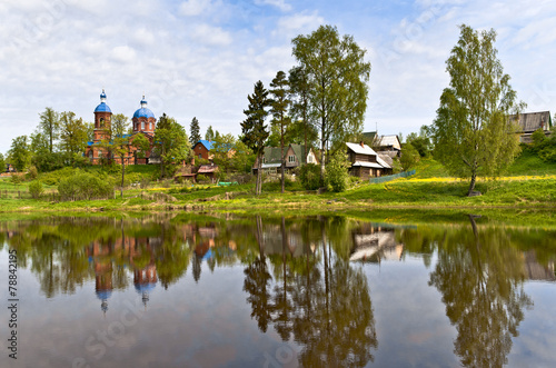 Spring country landscape