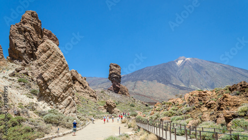 Foto Views of Mount Teide and volcanic formations, Tenerife.