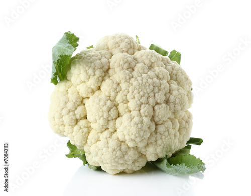 Cauliflower isolated on white background