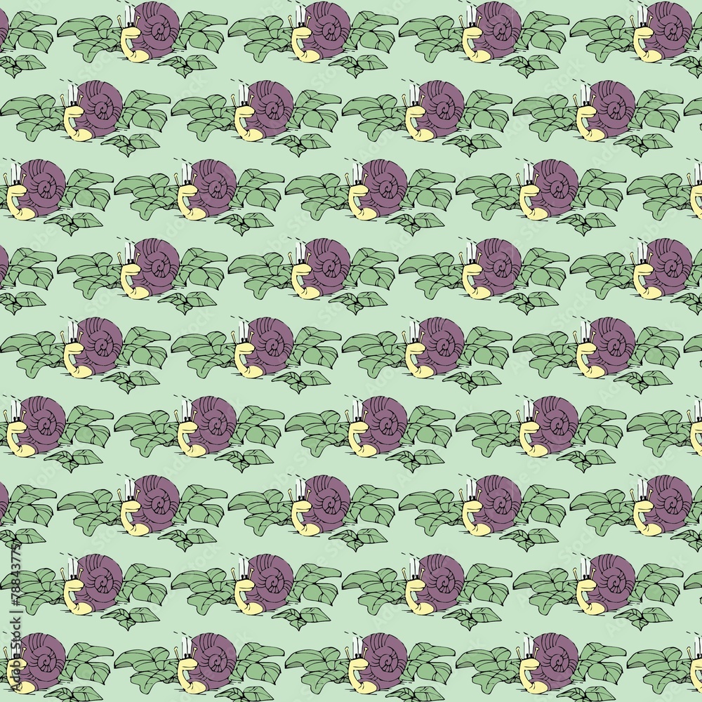 Naklejka premium Seamless helix wallpaper