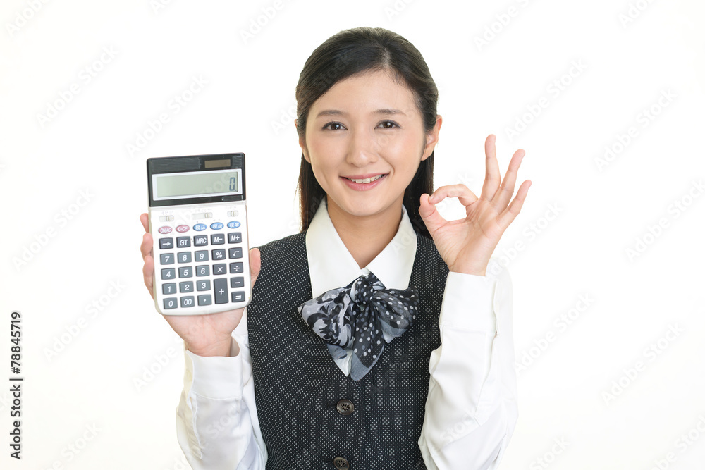 笑顔のOL 笑顔のOL