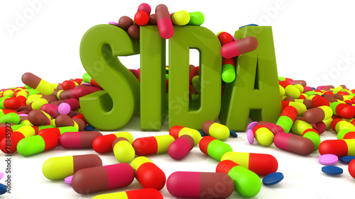 Obraz na płótnie Sida medicine capsules
