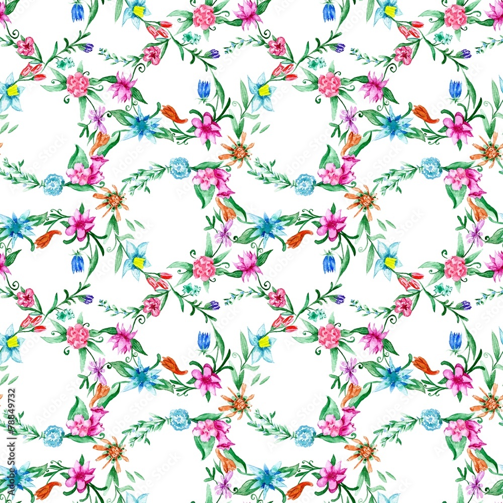 Spring watercolor pattern Spring watercolor pattern