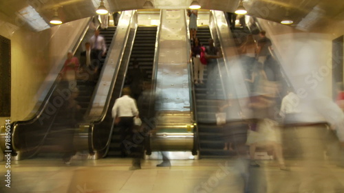 Grand Central Station Time Lapse Crowd
