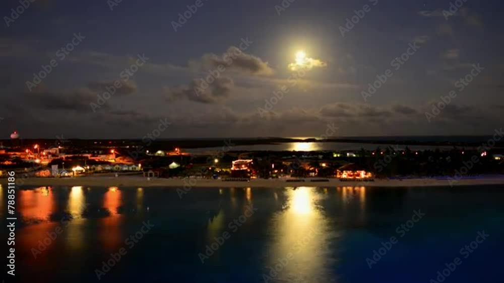 Time Lapse of Grand Turk Evening Time Lapse of Grand Turk Evening