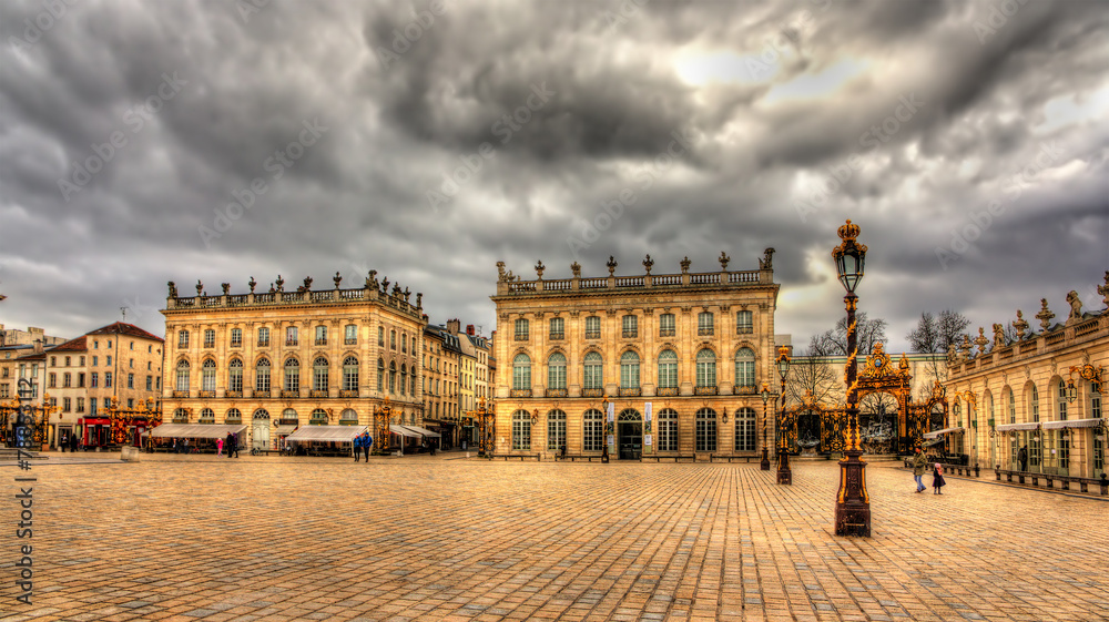 Obraz premium Place Stanislas, a UNESCO heritage site in Nancy, France