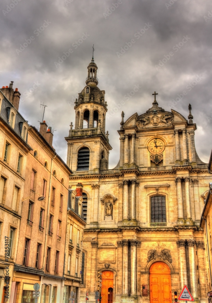 Naklejka premium View of Nancy Cathedral - Lorraine, France